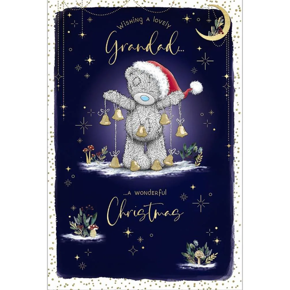 Lovely Grandad Me to You Bear Christmas Card