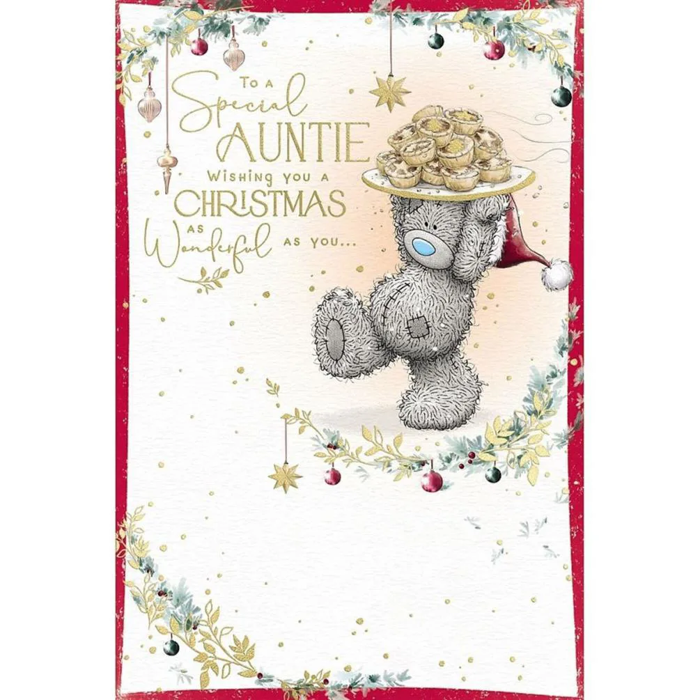 Special Auntie Me to You Bear Christmas Card