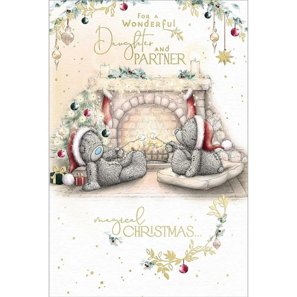 Wonderful Daughter &amp; Partner Me to You Bear Christmas Card