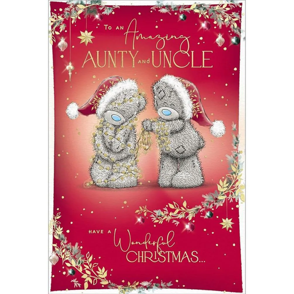 Amazing Aunty &amp; Uncle Me to You Bear Christmas Card