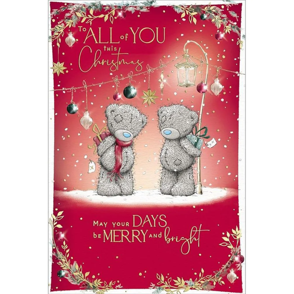 To All of You Me to You Bear Christmas Card