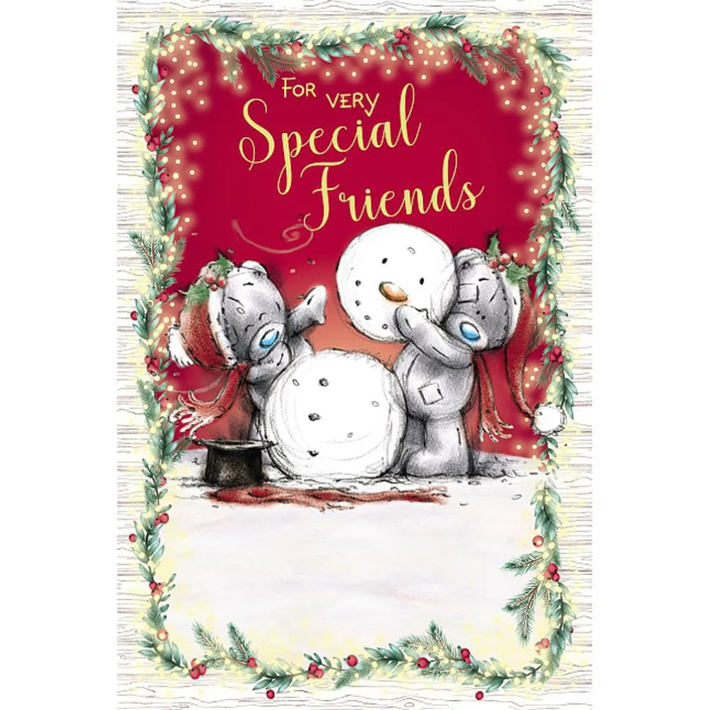 Special Friends Me to You Bear Christmas Card