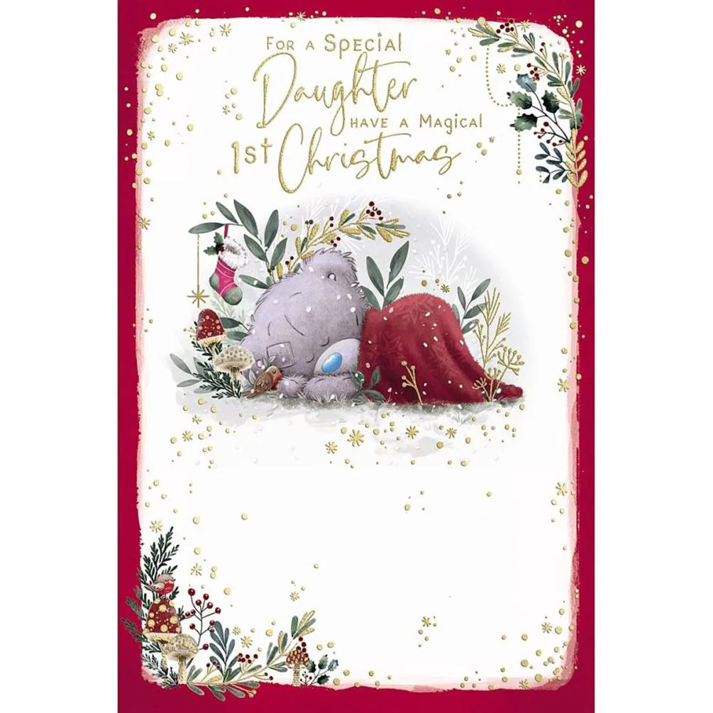 Special Daughter's 1st Christmas Me to You Bear Christmas Card