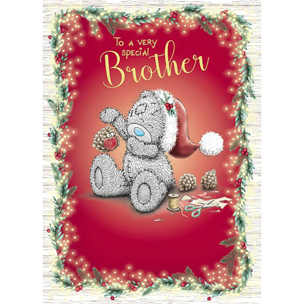 Special Brother Me to You Bear Christmas Card