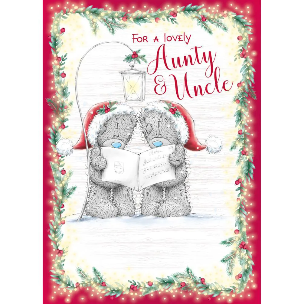 Lovely Aunty & Uncle Me to You Bear Christmas Card