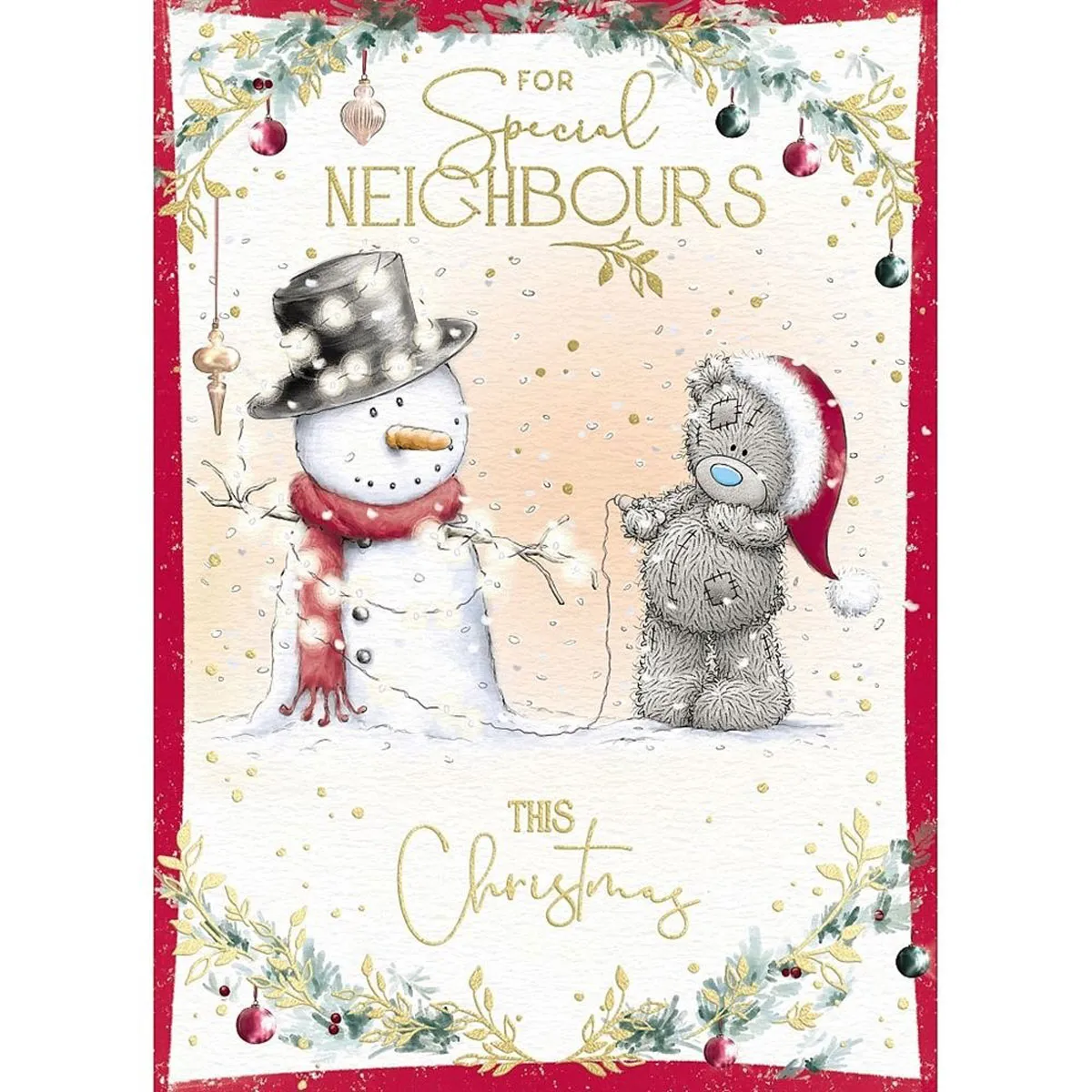 Special Neighbours Me to You Bear Christmas Card