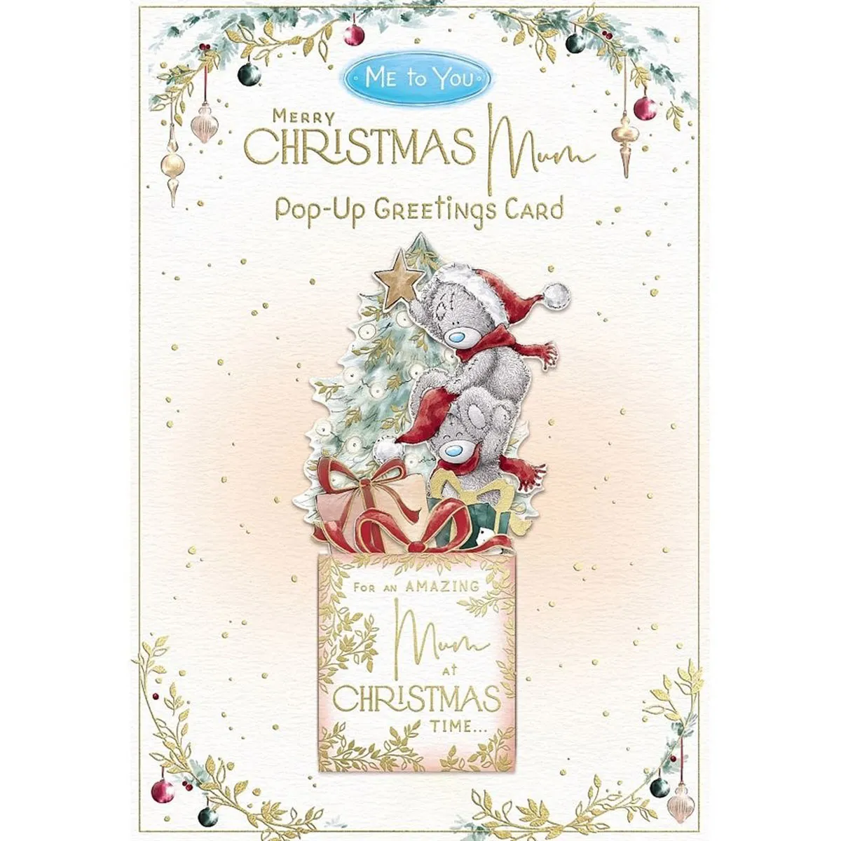Mum Pop Up Me to You Bear Christmas Card