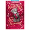 3D Holographic Perfect Wife Anniversary Me to You Bear Card