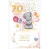 70th Birthday Me to You Bear Birthday Card