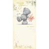Bear Holding Pink Flower Me to You Beat Thank You Card