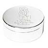Personalised Me to You Bear Flower Round Trinket Box