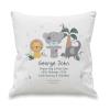 Personalised Tiny Tatty Teddy Jungle Animals Cushion