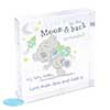 Personalised Tiny Tatty Teddy Moon & Back Large Crystal Block