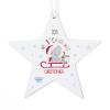Personalised Tiny Tatty Teddy My 1st Christmas Sleigh Star Decoration