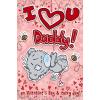 Daddy My Dinky Bear Me to You Bear Valentine's Day Card