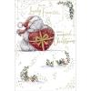 Lovely Fiancee Handmade Me to You Bear Christmas Card