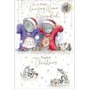 Amazing Nana & Grandad Me to You Bear Christmas Card