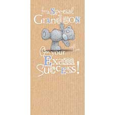 Grandson Exam Congratulations Me to You Bear Card