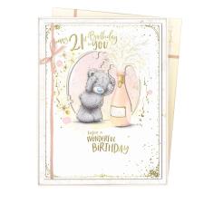 21st Birthday Me to You Bear Boxed  Card