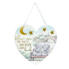 Love You To The Moon &amp; Back Me to You Bear Plaque