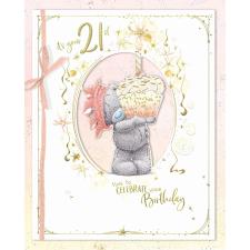 21st Birthday Me to You Bear Birthday Card