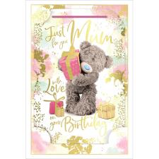 3D Holographic Mum Me to You Bear Birthday Card