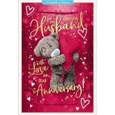 3D Holographic Amazing Husband Me to You Bear Anniversary Card
