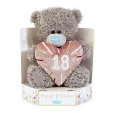 7" 18th Birthday Heart Me to You Bear