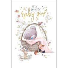Precious Baby Girl Me to You Bear New Baby Card