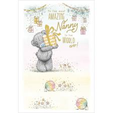 Amazing Nanny Me to You Bear Birthday Card