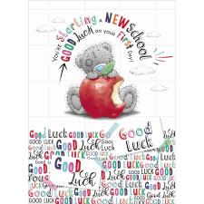 1st Day at School Me to You Bear Good Luck Card