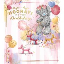 Hip Hip Hooray Me to You Bear Birthday Card
