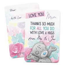 Me to You Bear Message Card Love You Mum 