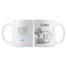 Personalised Me to You Bear Signature Age Birthday Mug
