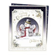 Wonderful Boyfriend Me to You Bear Boxed Christmas Card