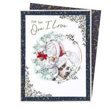 One I Love Me to You Bear Boxed Christmas Card