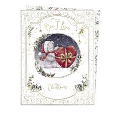 One I Love Me to You Bear Boxed Christmas Card