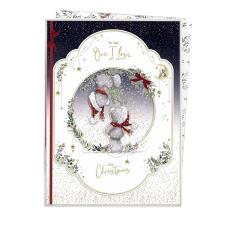 One I Love Me to You Bear Giant Luxury Boxed Christmas Card