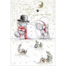 Lovely Daughter & Son in Law Handmade Me to You Bear Christmas Card