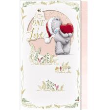 One I Love Handmade Me to You Bear Christmas Card