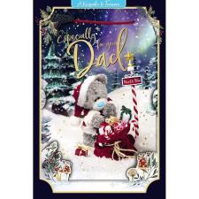 3D Holographic Dad Me to You Bear Christmas Card