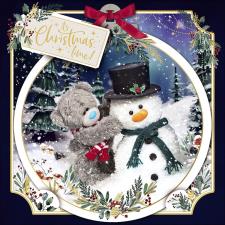 3D Holographic It's Christmas Time Me to You Bear Christmas Card