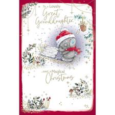 Lovely Great Granddaughter Me to You Bear Christmas Card