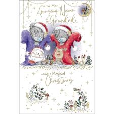 Amazing Nana & Grandad Me to You Bear Christmas Card