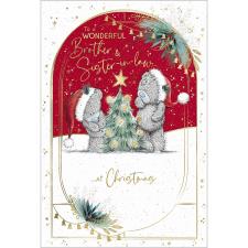 Brother &amp; Sister In Law Me to You Bear Christmas Card