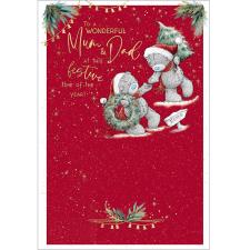 Wonderful Mum &amp; Dad Me to You Bear Christmas Card