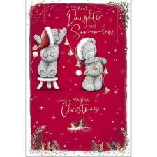 Daughter & Son in Law Me to You Bear Christmas Card