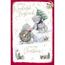 Wonderful Boyfriend Me to You Bear Christmas Card