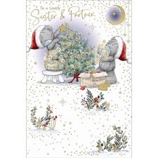 Lovely Sister &amp; Partner Me to You Bear Christmas Card
