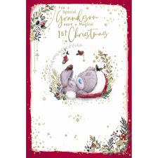 Grandson's 1st Christmas Me to You Bear Christmas Card